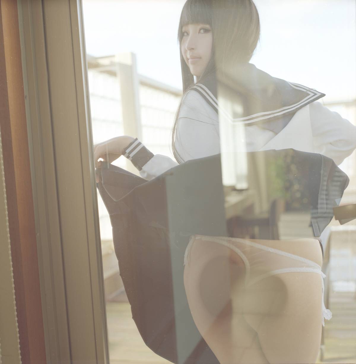 [Cosplay] Awesome body School Girl Cosplay Set